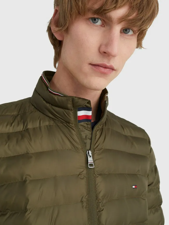Tommy Hilfiger Th Warm Padded Jacket Army Green Mens Coats and Jackets Gift for Friend
