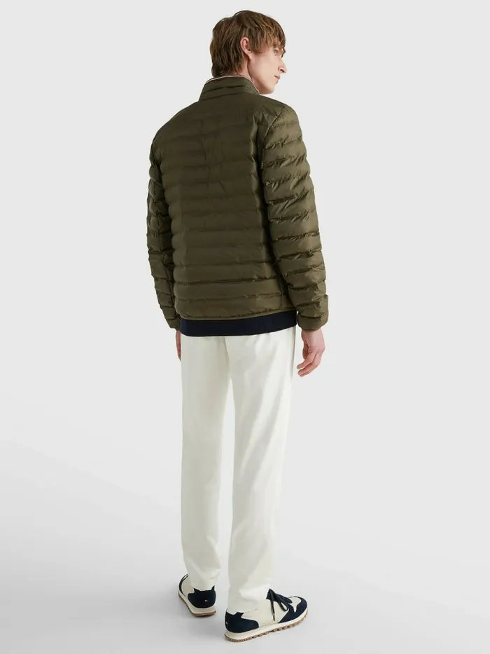 Tommy Hilfiger Th Warm Padded Jacket Army Green Mens Coats and Jackets Gift for Friend
