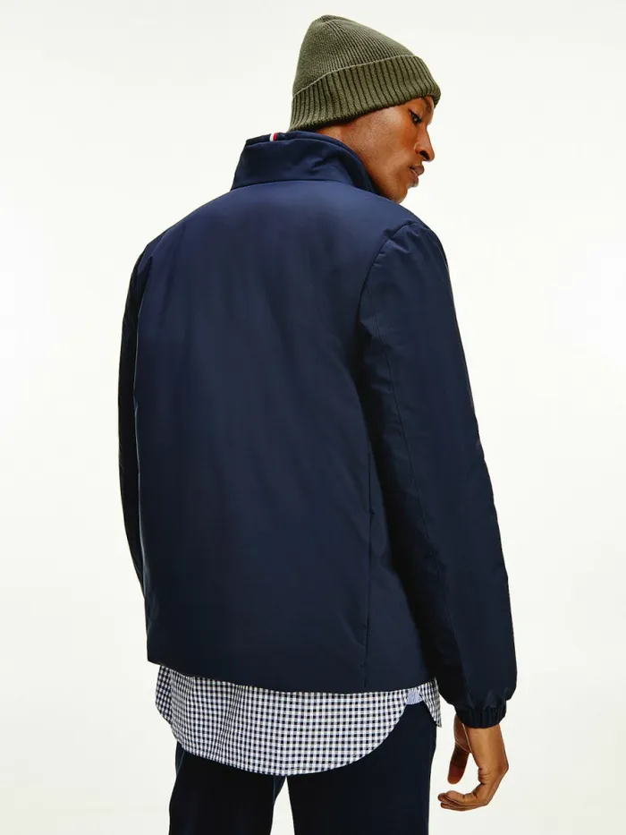 Tommy Hilfiger Th Warm Tech Padded Front Jacket Desert Sky Mens Coats and Jackets Online