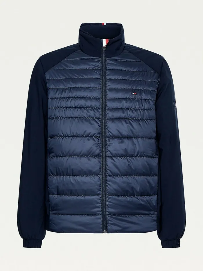 Tommy Hilfiger Th Warm Tech Padded Front Jacket Desert Sky Mens Coats and Jackets Online
