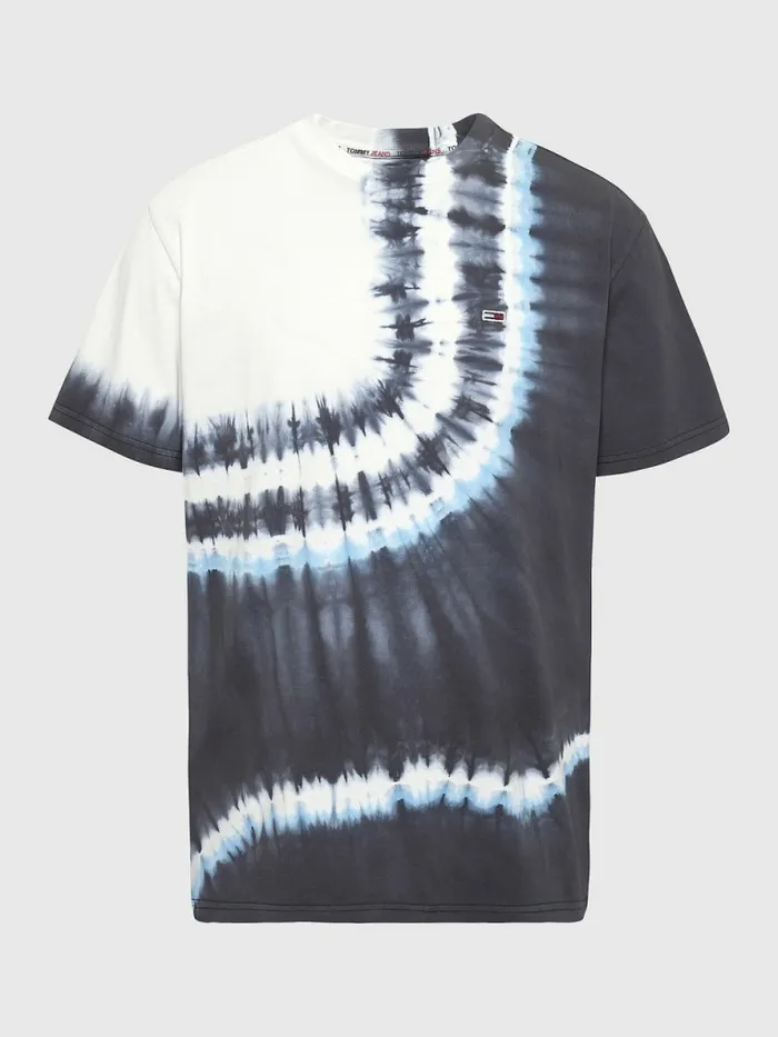 Tommy Hilfiger Tie Dye Organic Cotton TShirt Tie Dye Mix Mens Tracksuits On Sale