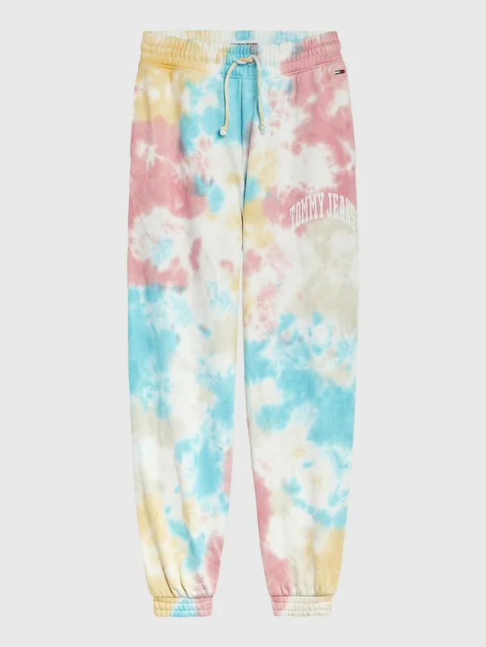 Tommy Hilfiger TieDye Relaxed Fit Joggers Tie Dye Multi Womens Trousers
