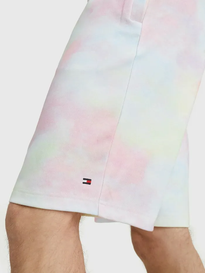 Tommy Hilfiger Tommy 85 Pastel Logo Shorts Cloudy Haze Mens Loungewear and Nightwear Popular