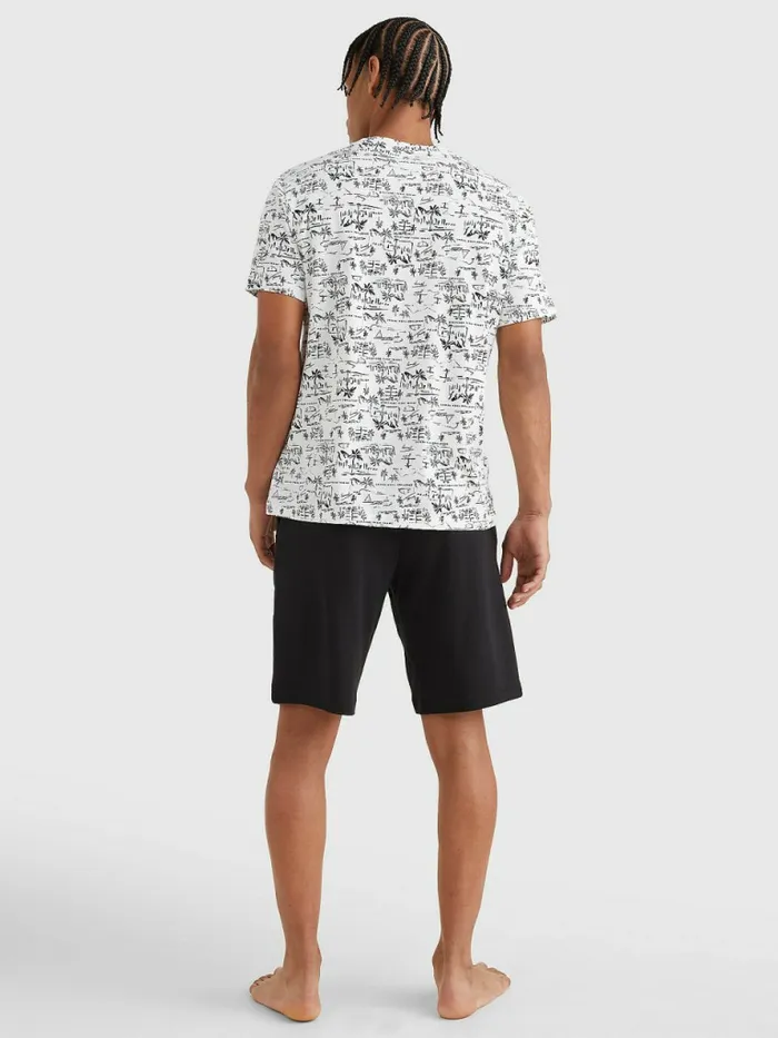 Tommy Hilfiger Tommy 85 Print TShirt Greetings White Mens TShirts Cheap On Sale
