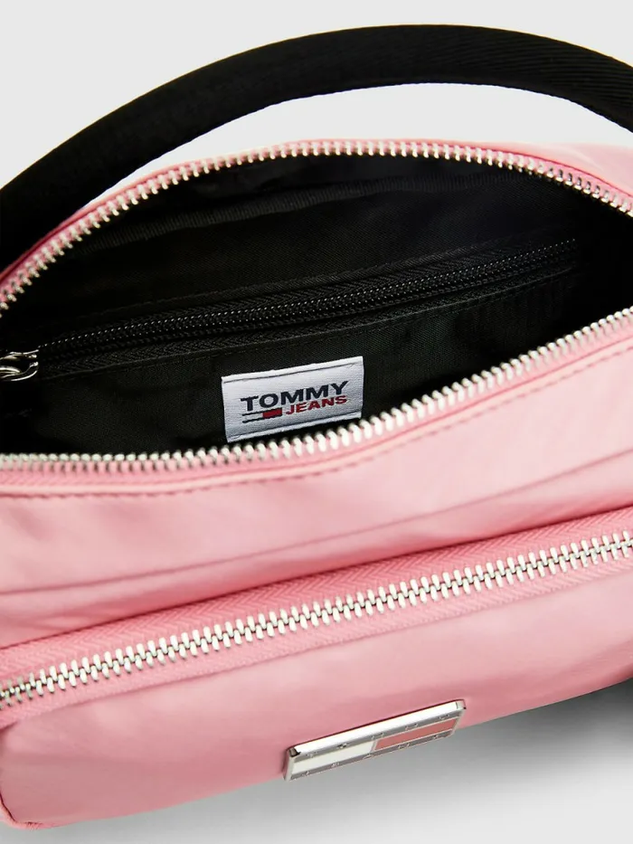 Tommy Hilfiger Tommy Badge Plaque Crossover Bag Fresh Pink Womens Bags Gift 4 You