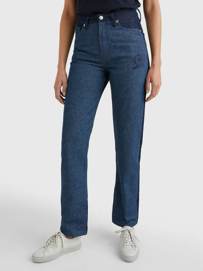 Tommy Hilfiger Tommy Icons High Rise Straight Jeans Tom Womens Jeans For Sale