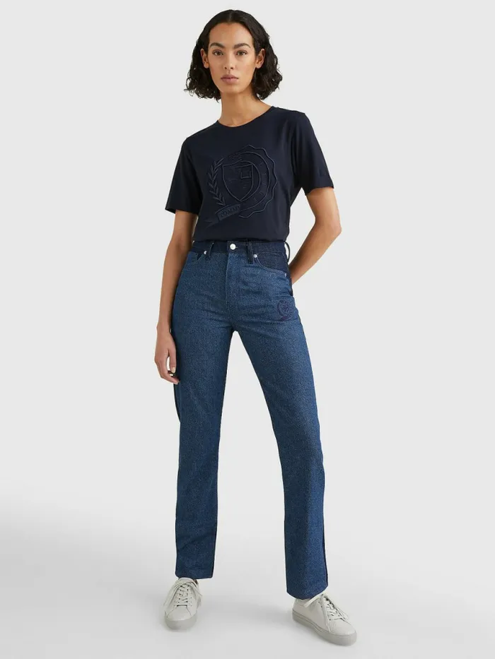 Tommy Hilfiger Tommy Icons High Rise Straight Jeans Tom Womens Jeans For Sale