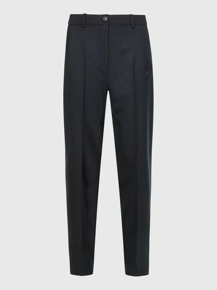 Tommy Hilfiger Tommy Icons High Rise Tapered Trousers Desert Sky Womens Trousers