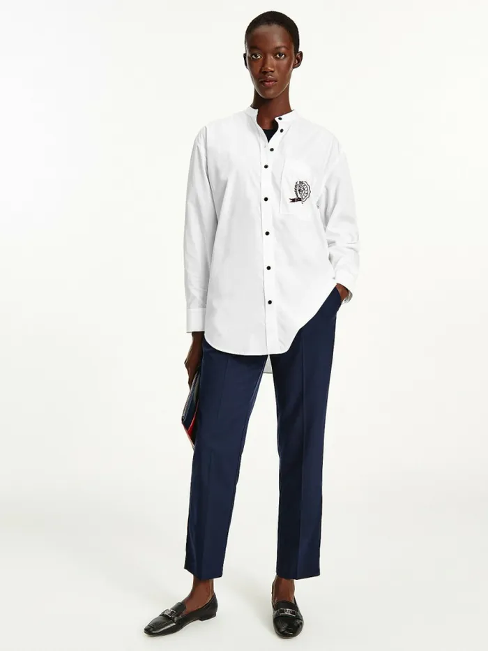 Tommy Hilfiger Tommy Icons Relaxed Boyfriend Shirt Th Optic White Womens Shirts and Blouses Gift 4 You Tommy Hilfiger Tommy Icons Relaxed Boyfriend Shirt Th Optic White Womens Shirts and Blouses Gift 4 You