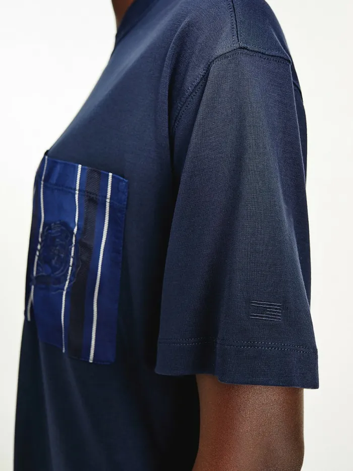 Tommy Hilfiger Tommy Icons Relaxed Fit TShirt Desert Sky Womens CoOrds