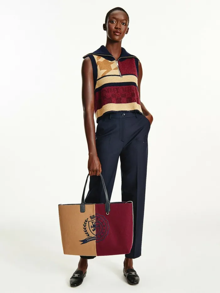 Tommy Hilfiger Tommy Icons Tote Bag Corporate Crest Womens Bags Cheap On Sale