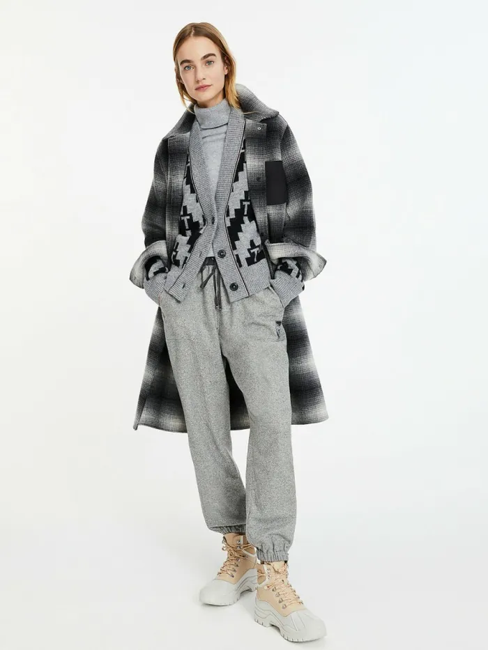 Tommy Hilfiger Tommy Icons Wool Blend Coat Icon Black Shadow Check Womens Coats and Jackets Online Tommy Hilfiger Tommy Icons Wool Blend Coat Icon Black Shadow Check Womens Coats and Jackets Online