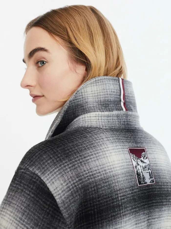 Tommy Hilfiger Tommy Icons Wool Blend Coat Icon Black Shadow Check Womens Coats and Jackets Online