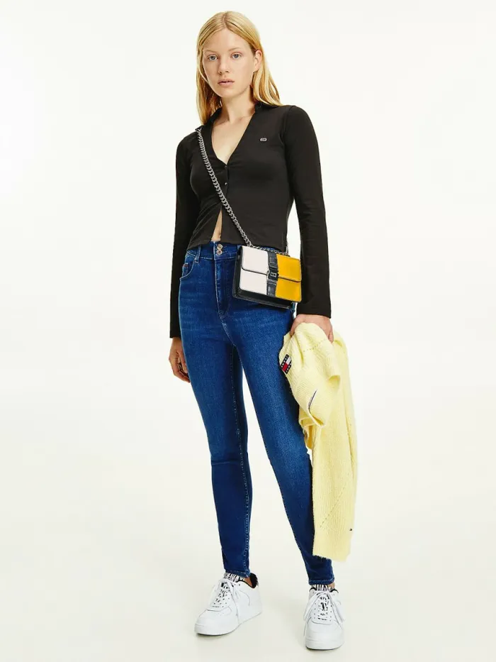 Tommy Hilfiger Tommy Jeans Item Small Shoulder Bag Prairie Yellow Womens Bags On Sale