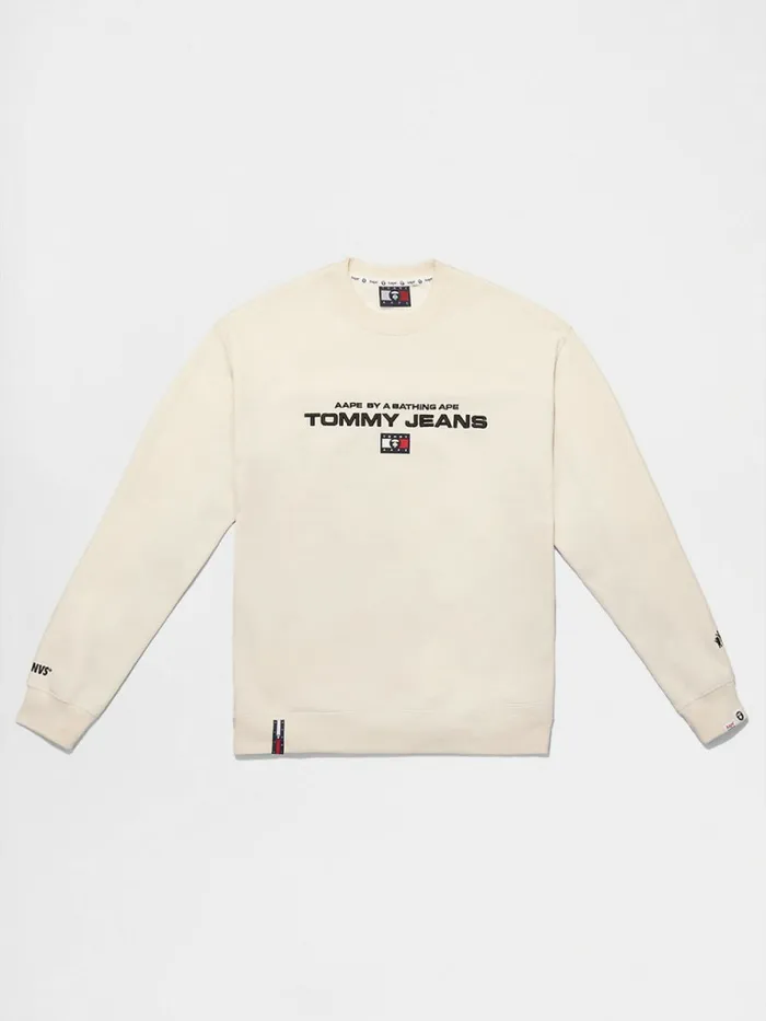Tommy Hilfiger Tommy X Aape Fleece Sweatshirt Pristine Womens Sweatshirts and Hoodies Sale Tommy Hilfiger Tommy X Aape Fleece Sweatshirt Pristine Womens Sweatshirts and Hoodies Sale