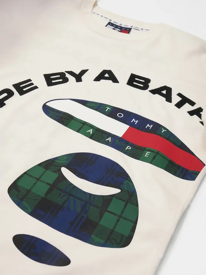 Tommy Hilfiger Tommy X Aape TShirt Pristine Womens TShirts Near Me