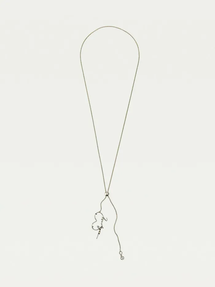 Tommy Hilfiger Tommyxindya Drop Necklace Gold Womens Jewellery