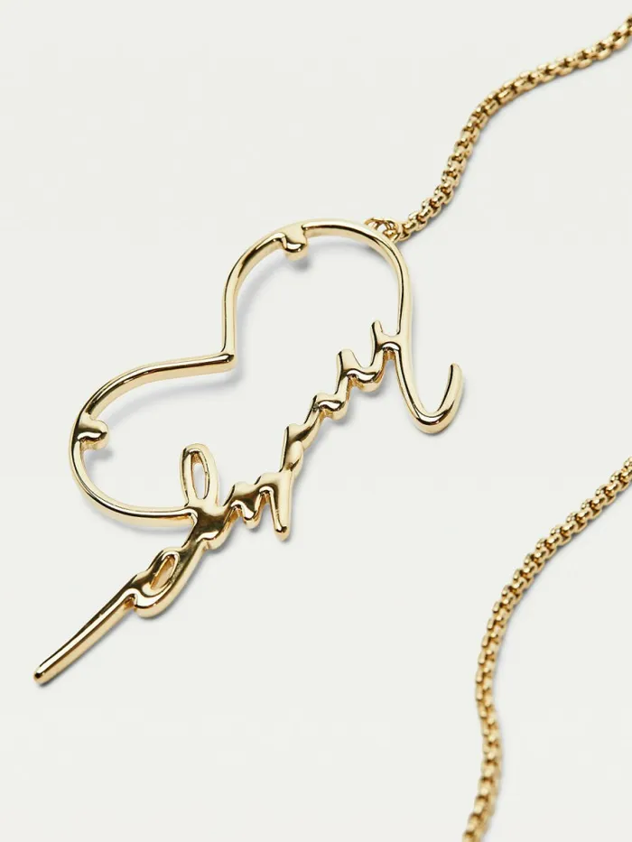 Tommy Hilfiger Tommyxindya Drop Necklace Gold Womens Jewellery