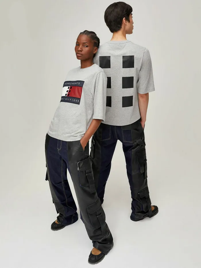 Tommy Hilfiger Tommyxromeo DualGender TShirt Grey Heather Mens TShirts Fashion Tommy Hilfiger Tommyxromeo DualGender TShirt Grey Heather Mens TShirts Fashion
