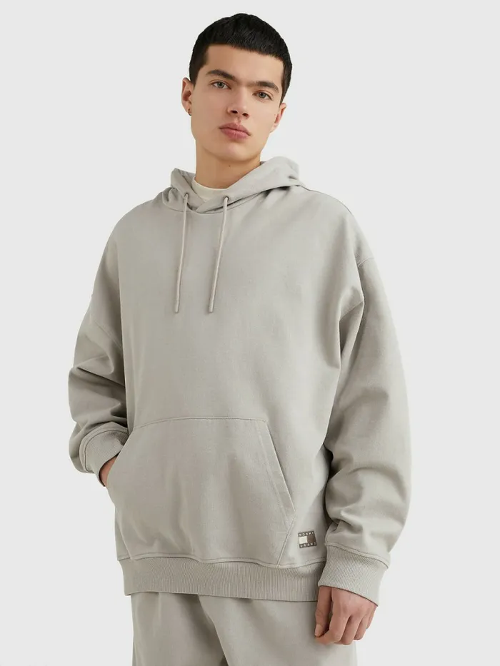 Tommy Hilfiger Tonal Logo Hoody Cool Earth Mens Sweatshirts and Hoodies On Sale Tommy Hilfiger Tonal Logo Hoody Cool Earth Mens Sweatshirts and Hoodies On Sale
