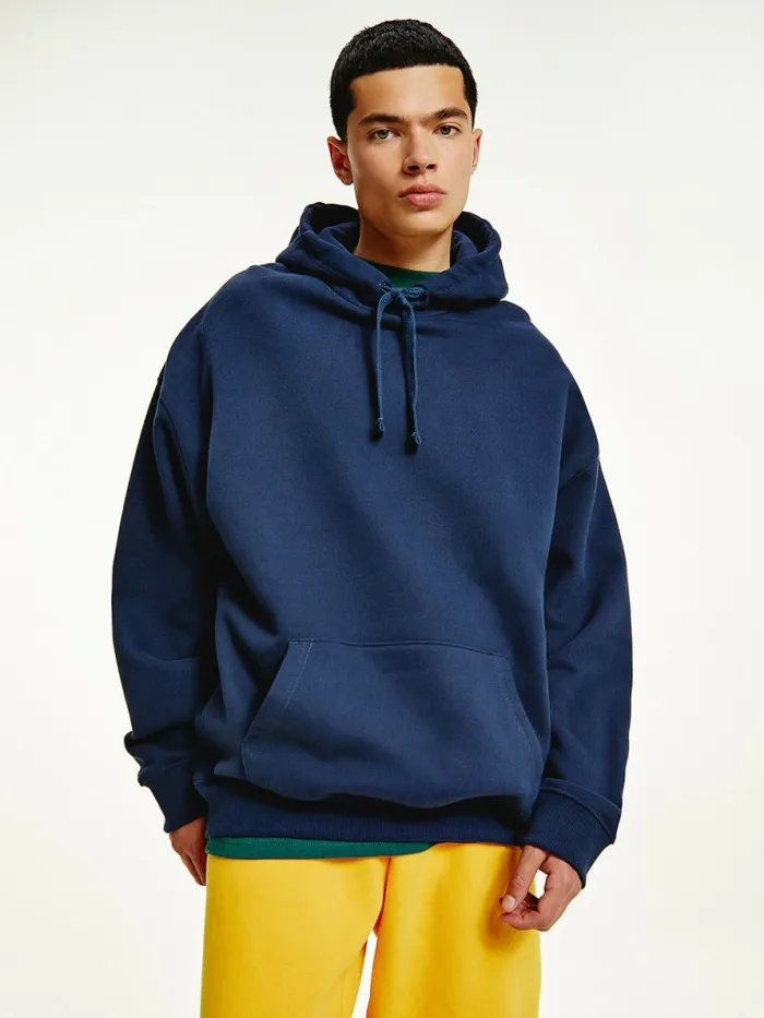 Tommy Hilfiger Tonal Logo Hoody Twilight Navy Mens Sweatshirts and Hoodies Gift for Friend Tommy Hilfiger Tonal Logo Hoody Twilight Navy Mens Sweatshirts and Hoodies Gift for Friend
