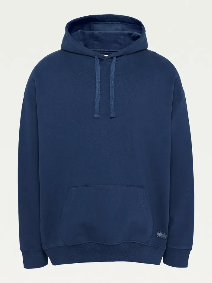 Tommy Hilfiger Tonal Logo Hoody Twilight Navy Mens Sweatshirts and Hoodies Gift for Friend