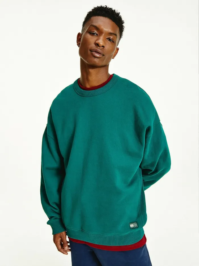 Tommy Hilfiger Tonal Logo Sweatshirt Rural Green Mens Tracksuits Gift 4 You