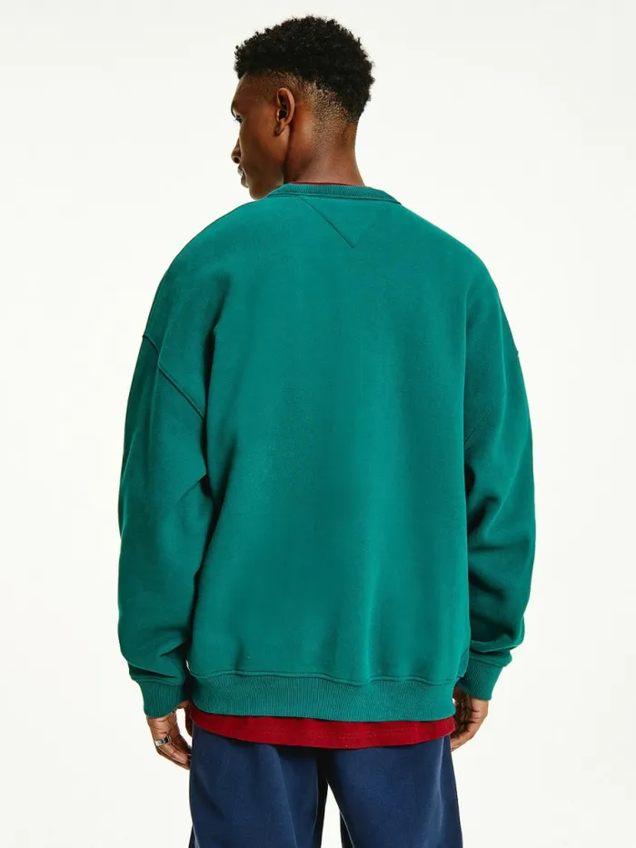 Tommy Hilfiger Tonal Logo Sweatshirt Rural Green Mens Tracksuits Gift 4 You