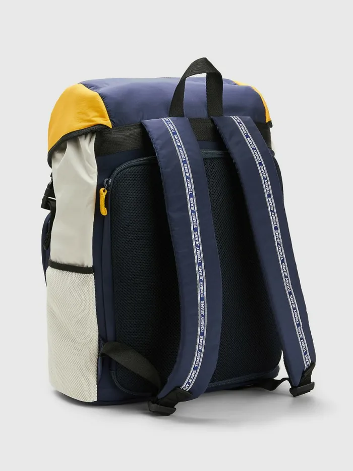 Tommy Hilfiger Travel Flap Backpack Colorblock Mens Bags Near Me
