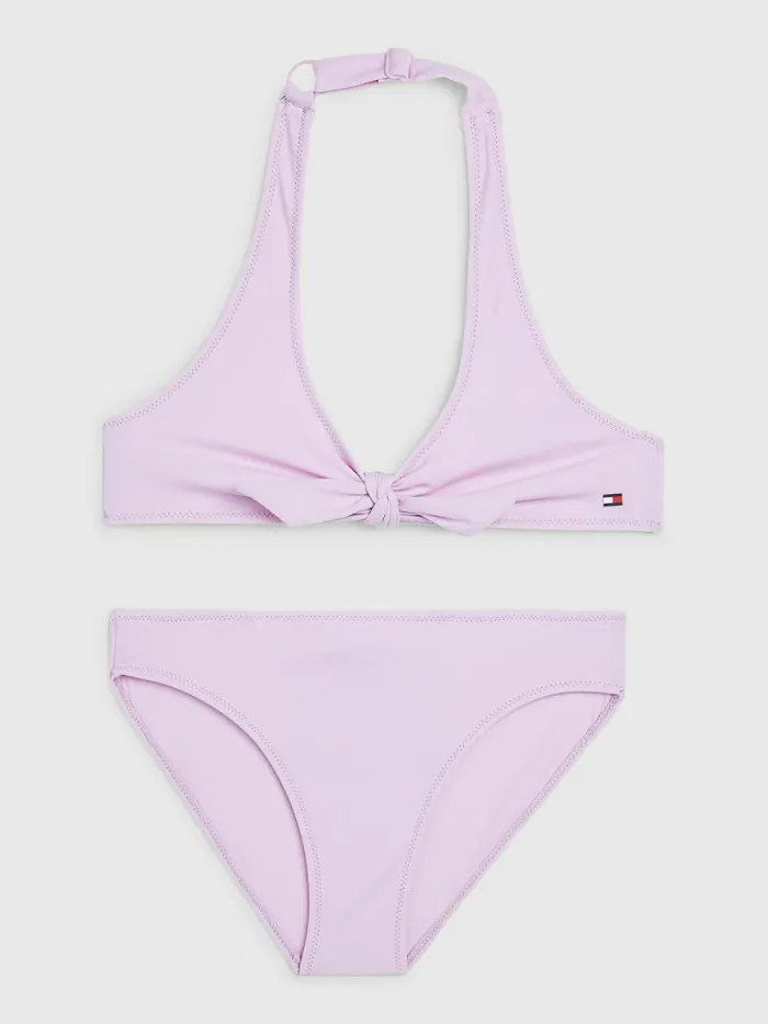 Tommy Hilfiger Triangle Halterneck Bikini Set Luminous Lilac Girls Swimwear Near Me Tommy Hilfiger Triangle Halterneck Bikini Set Luminous Lilac Girls Swimwear Near Me