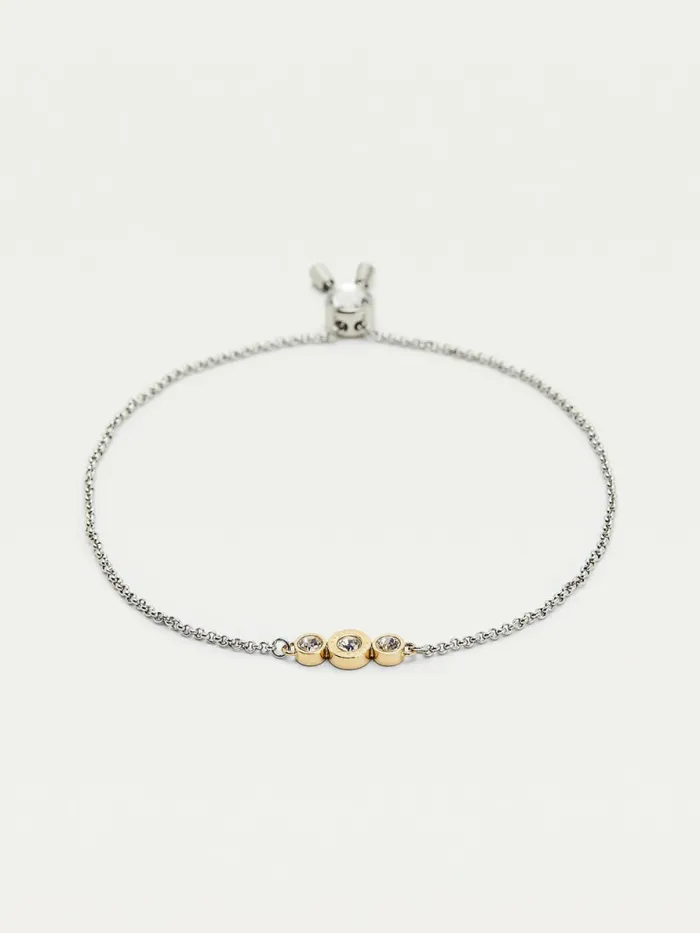 Tommy Hilfiger TwoTone Layered Bracelet Two Tone Womens Jewellery
