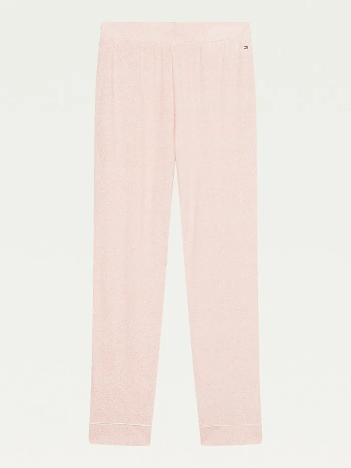 Tommy Hilfiger Ultra Soft Pyjama Bottoms Sketch Floral Womens Lounge and Nightwear Fashion