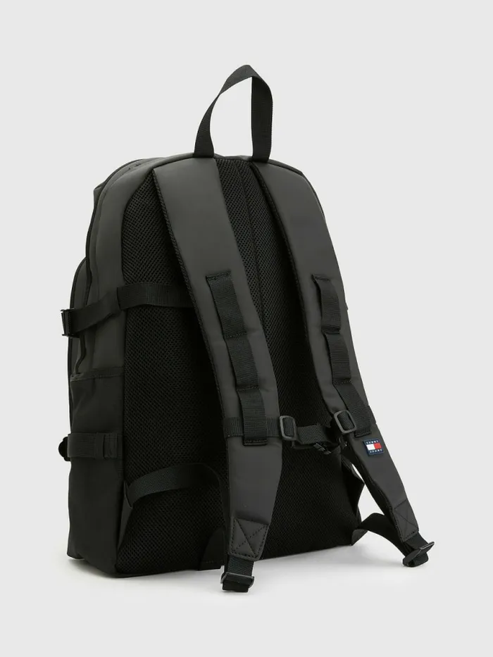 Tommy Hilfiger Urban Tommy Badge Backpack Black Mens Bags Fashion