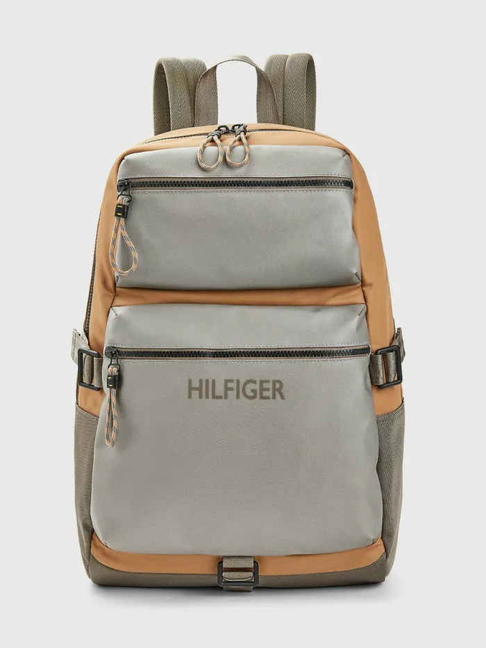 Tommy Hilfiger Utility Backpack Classic Khaki Mens Bags Sale