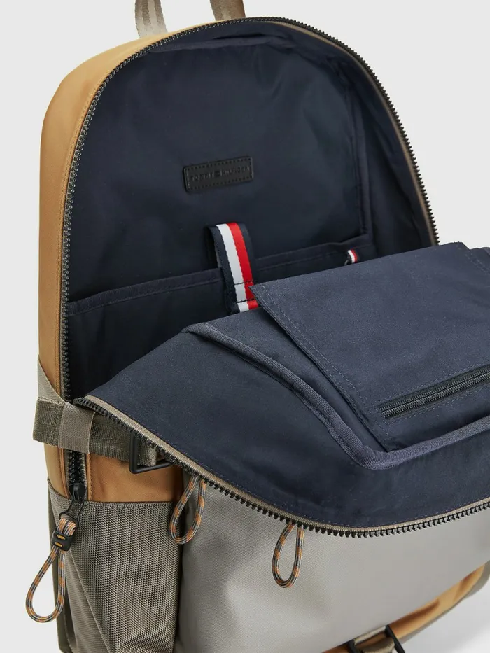 Tommy Hilfiger Utility Backpack Classic Khaki Mens Bags Sale