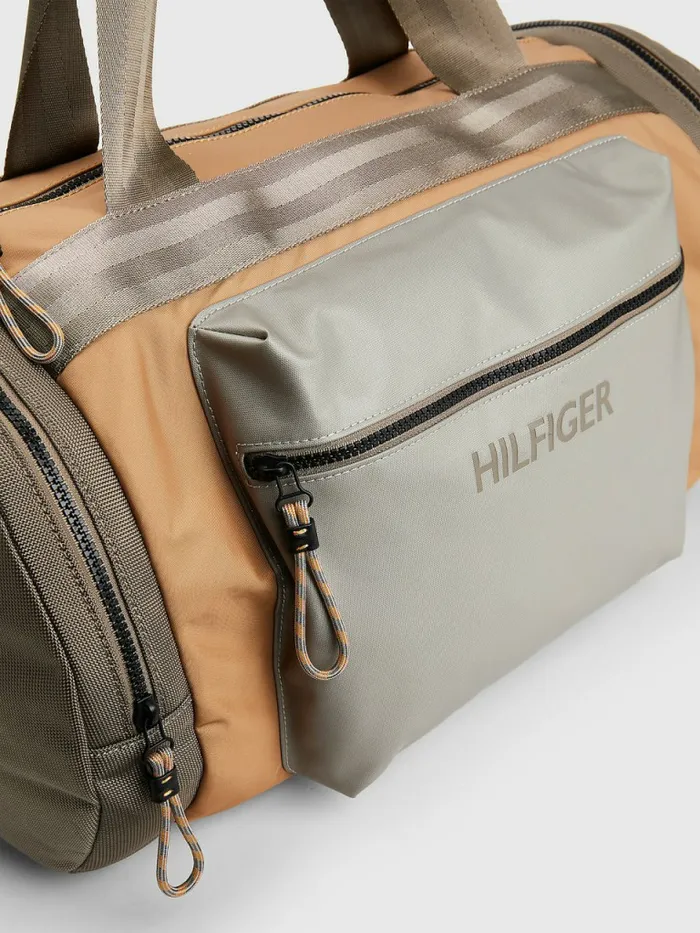 Tommy Hilfiger Utility Duffle Bag Classic Khaki Mens Bags Cheap On Sale