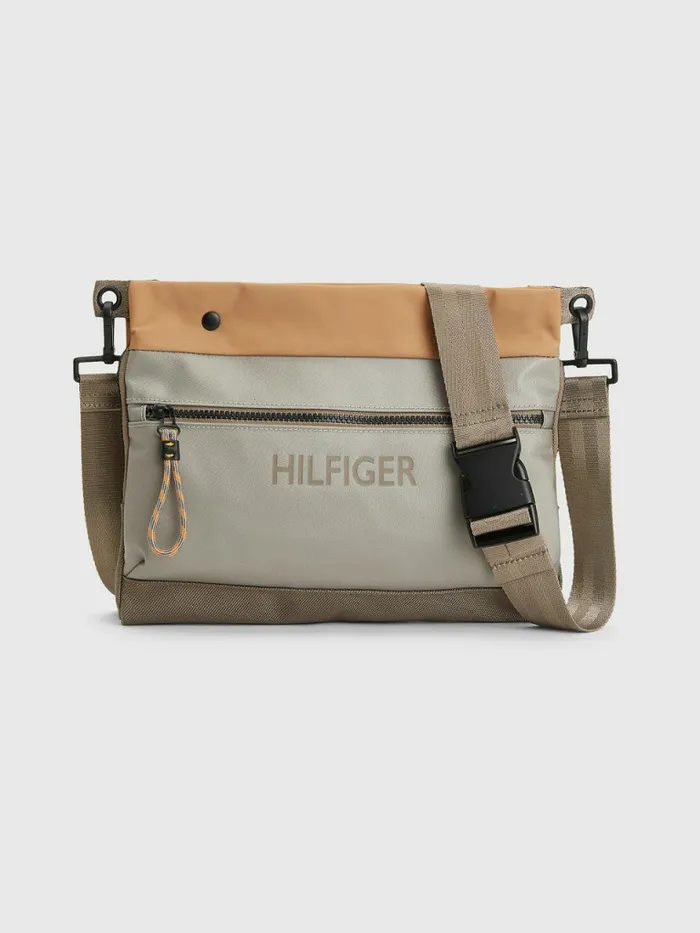Tommy Hilfiger Utility Small Messenger Bag Classic Khaki Mens Bags Sale