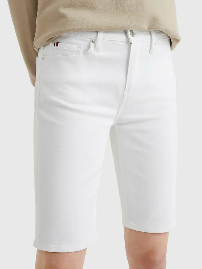Tommy Hilfiger Venice Slim White Denim Shorts Th Optic White Womens Shorts Gift Ideas Tommy Hilfiger Venice Slim White Denim Shorts Th Optic White Womens Shorts Gift Ideas