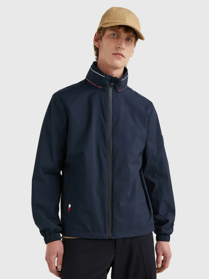 Tommy Hilfiger Water Repellent StandUp Collar Jacket Desert Sky Mens Coats and Jackets Sale Tommy Hilfiger Water Repellent StandUp Collar Jacket Desert Sky Mens Coats and Jackets Sale