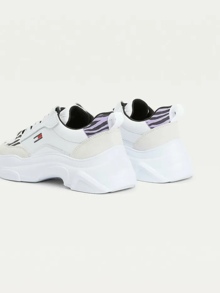 Tommy Hilfiger Zebra Print Chunky Trainers White Womens Trainers Near Me