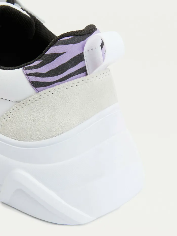 Tommy Hilfiger Zebra Print Chunky Trainers White Womens Trainers Near Me