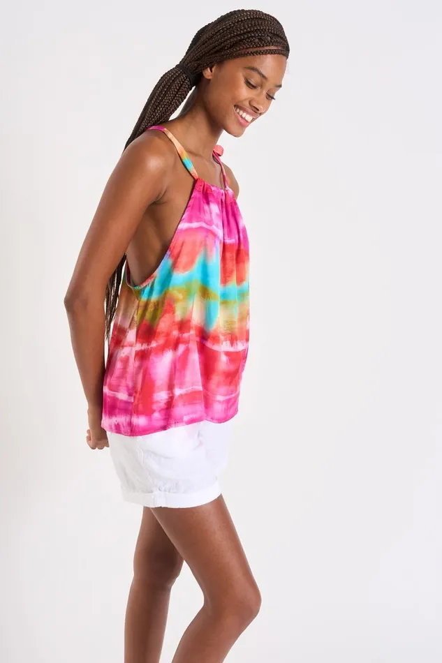 TOP Pink 8211 OASIS MERIDASILK Pink Women Banana Moon Tops and Tshirts