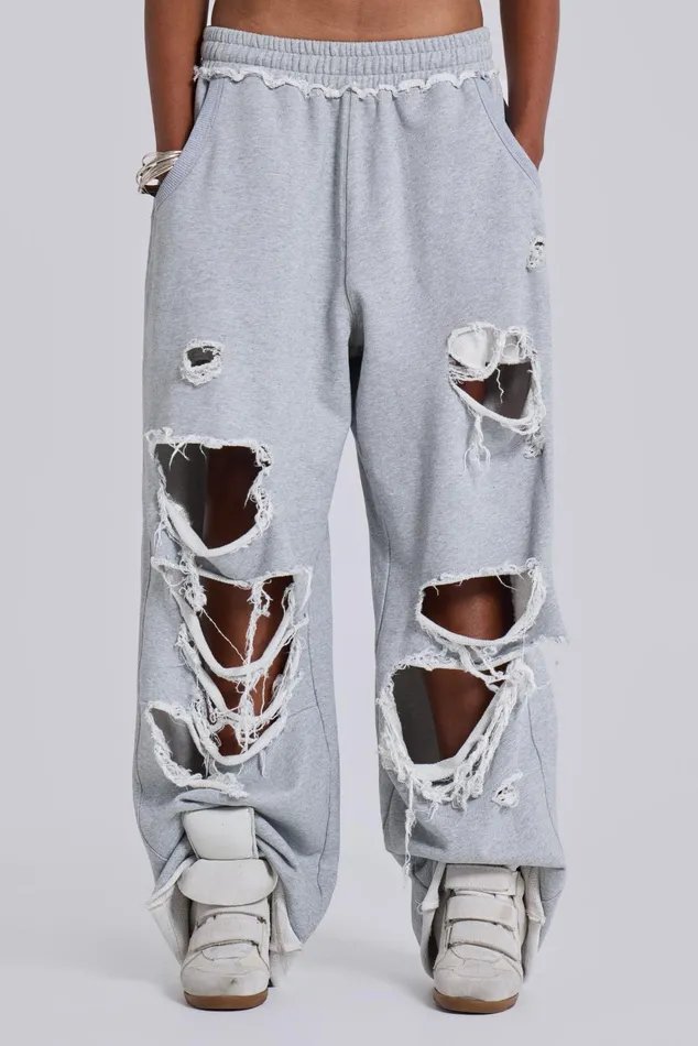 Tops Women Jaded London Distressed Monster Joggers In Loopback