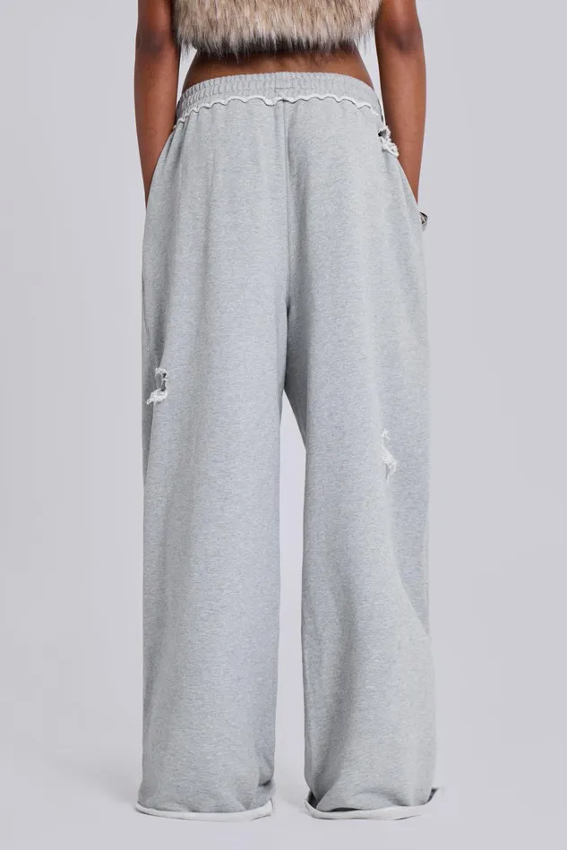 Tops Women Jaded London Distressed Monster Joggers In Loopback