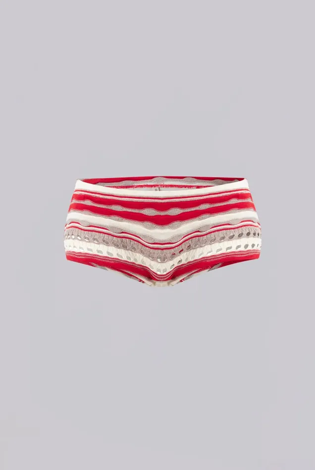 Tops Women Jaded London Shop Cata Ruffle Knit Mini Shorts