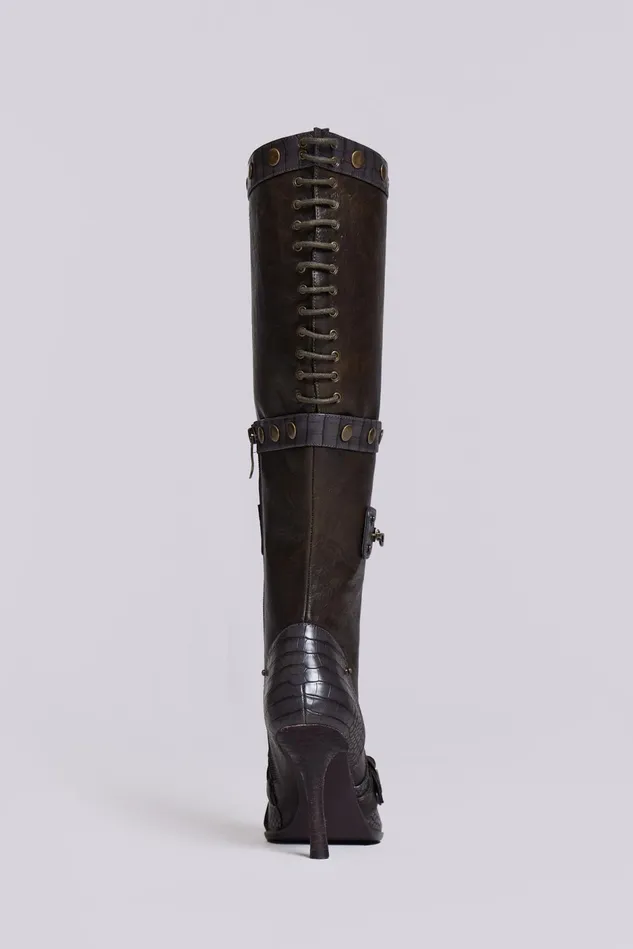 Tops Women Jaded London Shop Destiny 3 In 1 Boot In Brown