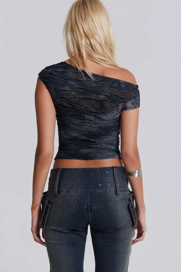 Tops Women Jaded London Shop Reign Asymmetric Top