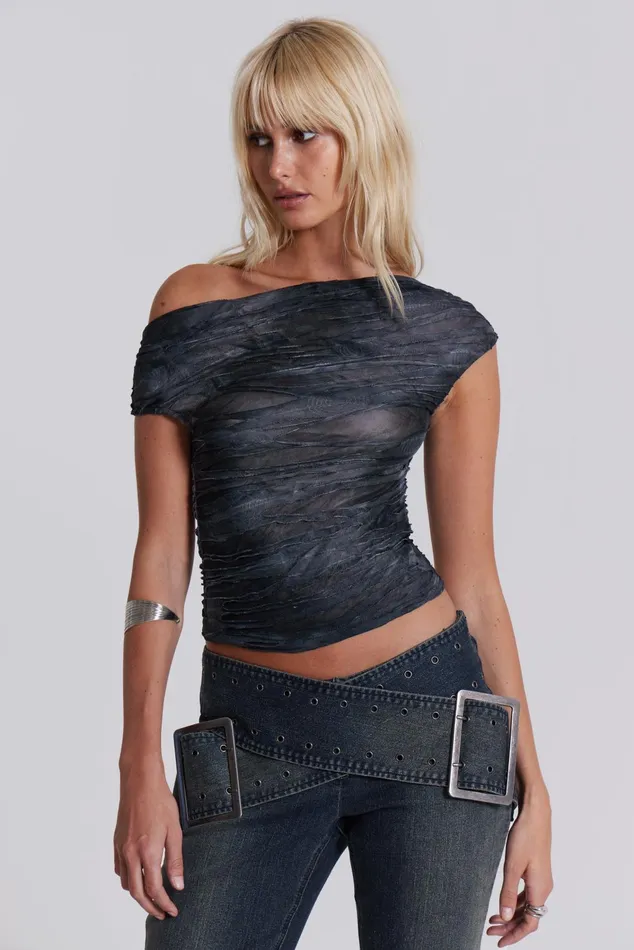 Tops Women Jaded London Shop Reign Asymmetric Top
