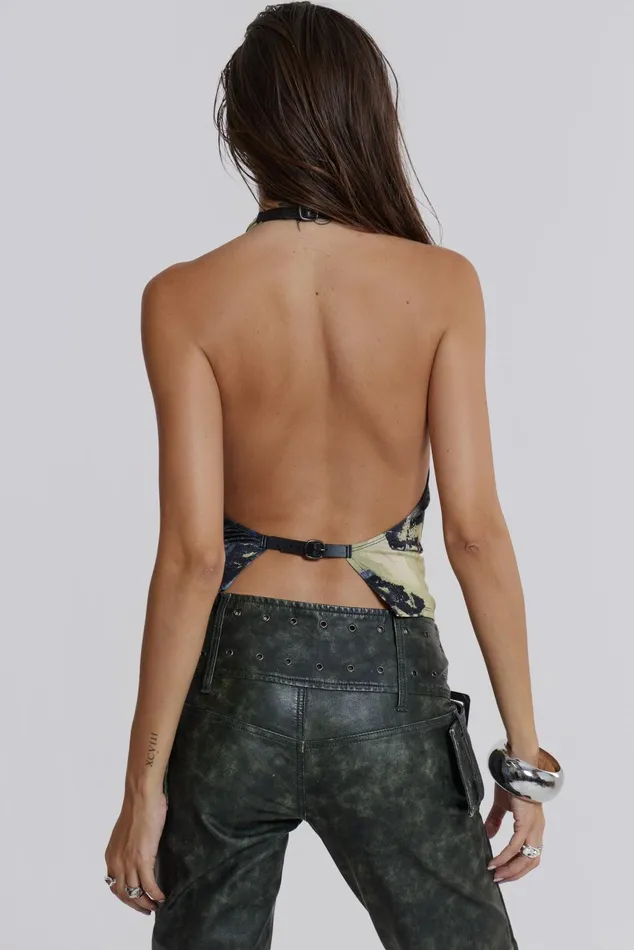 Tops Women Jaded London Shop Vision Backless Halter Top