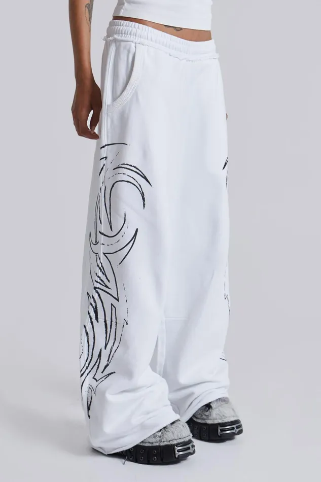 Tops Women Jaded London White Blade Joggers
